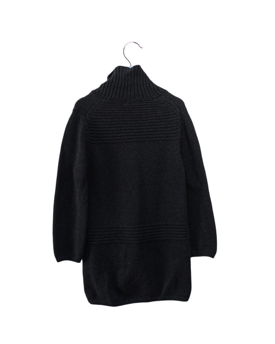 A Grey Cardigans from Neige in size 5T for girl. (Back View)