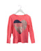 A Pink Long Sleeve Tops from Crewcuts in size 8Y for girl. (Front View)