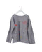 A Grey Long Sleeve Tops from Bonheur du Jour in size 8Y for girl. (Front View)