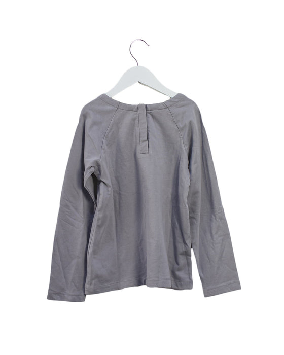 A Grey Long Sleeve Tops from Bonheur du Jour in size 8Y for girl. (Back View)