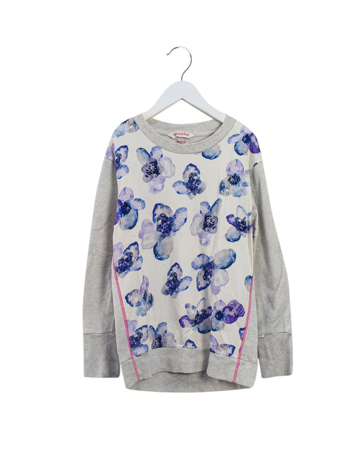A Grey Crewneck Sweatshirts from Munster in size 8Y for girl. (Front View)