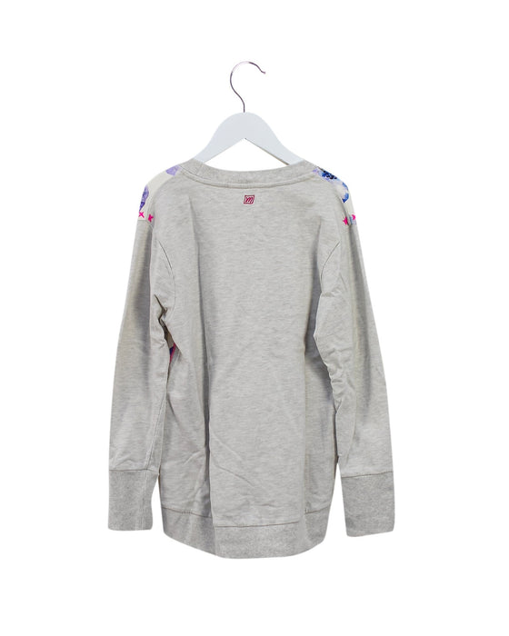 A Grey Crewneck Sweatshirts from Munster in size 8Y for girl. (Back View)