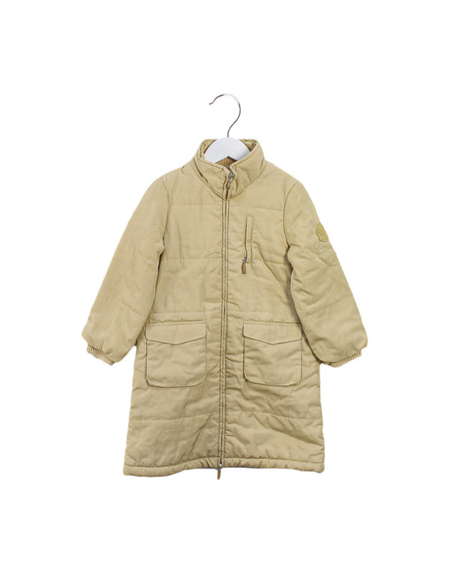 A Beige Coats from Nicholas & Bears in size 6T for girl. (Front View)