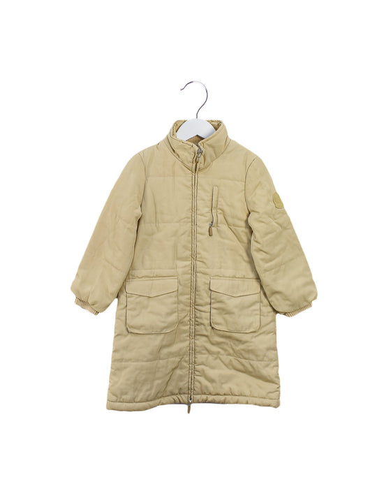 A Beige Coats from Nicholas & Bears in size 6T for girl. (Front View)