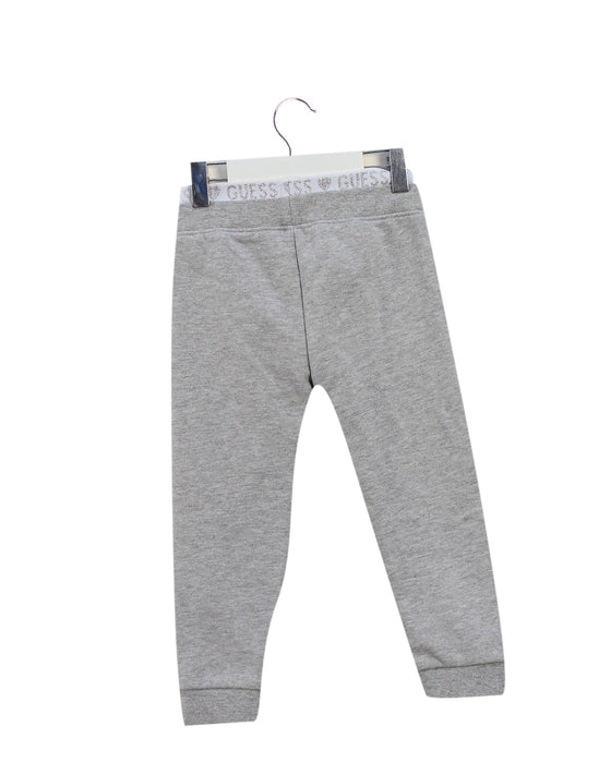 A Grey Sweatpants from Guess in size 3T for girl. (Back View)