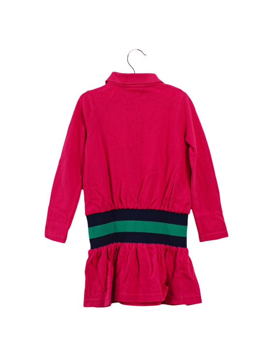A Pink Long Sleeve Dresses from Ralph Lauren in size 3T for girl. (Back View)