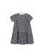 A Grey Short Sleeve Dresses from Bonnie Baby in size 2T for girl. (Back View)