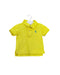 A Yellow Short Sleeve Polos from Ralph Lauren in size 6-12M for boy. (Front View)