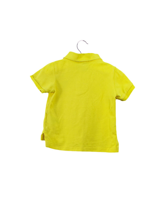A Yellow Short Sleeve Polos from Ralph Lauren in size 6-12M for boy. (Back View)