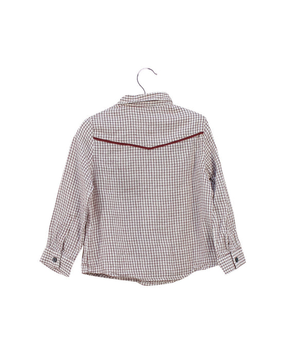 A Ivory Shirts from Velveteen in size 6-12M for boy. (Back View)