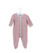 A Grey Onesies from Petit Bateau in size 3-6M for neutral. (Front View)