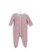 A Grey Onesies from Petit Bateau in size 3-6M for neutral. (Front View)