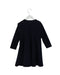 A Navy Long Sleeve Dresses from Il Gufo in size 5T for girl. (Back View)