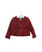A Red Cardigans from Petit Bateau in size 18-24M for girl. (Front View)