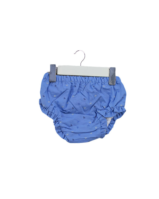 A Blue Dress Sets from dulces in size 3-6M for girl. (Front View)