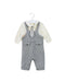 A Ivory Long Sleeve Jumpsuits from Nicholas & Bears in size 3-6M for boy. (Front View)