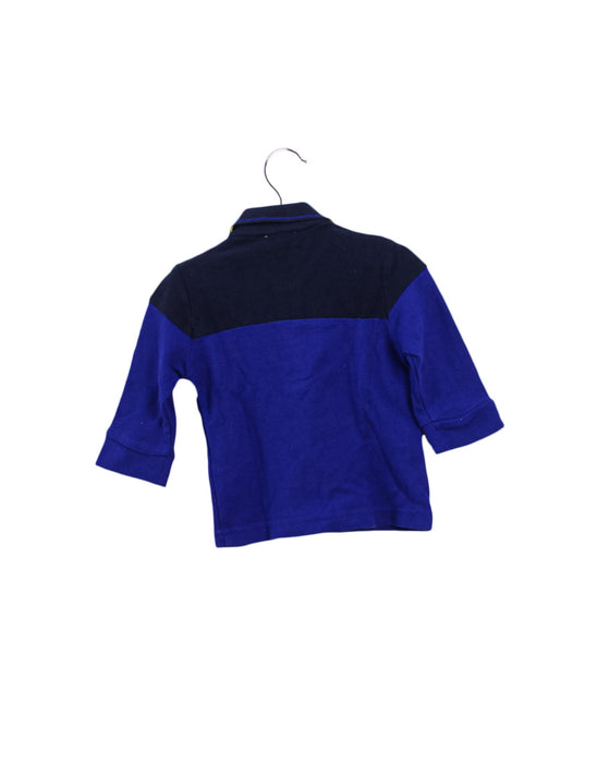 A Blue Long Sleeve Polos from Paul Smith in size 3-6M for boy. (Back View)