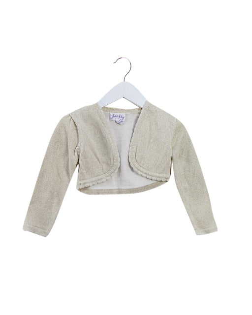 A Beige Cardigans from Rachel Riley in size 3T for girl. (Front View)
