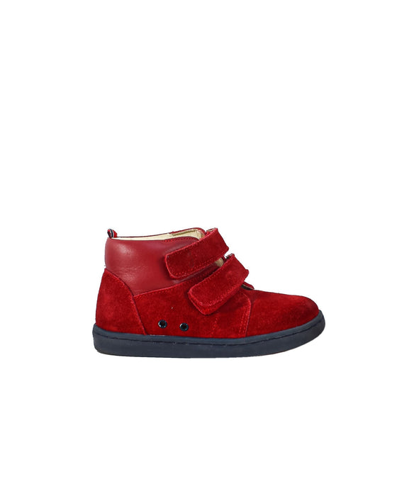 A Red Sneakers from Jacadi in size 3T for boy. (Back View)
