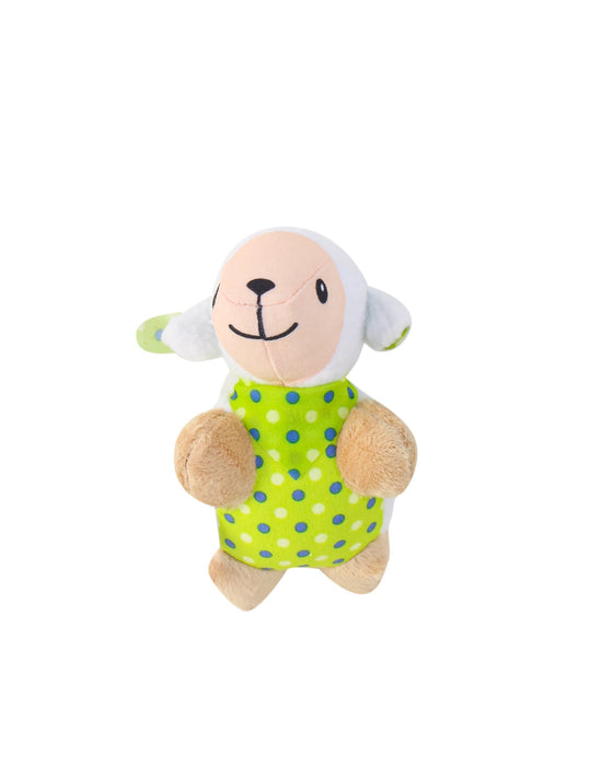 A White Soft Toys from Vtech in size Newborn for neutral. (Front View)