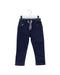 A Navy Jeans from Petit Bateau in size 12-18M for boy. (Front View)