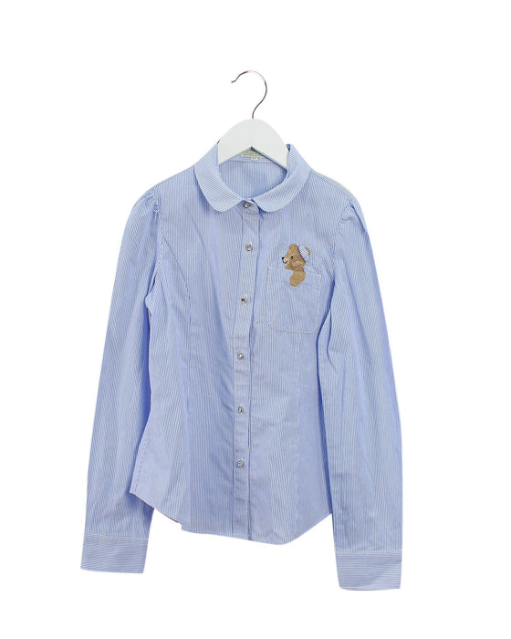 A Blue Shirts from Nicholas & Bears in size 12Y for girl. (Front View)