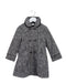 A Grey Coats from Troizenfants in size 4T for girl. (Front View)