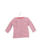 A Red Long Sleeve Tops from Chicco in size 3-6M for girl. (Back View)