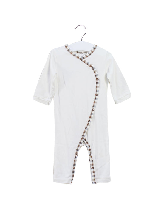 A Ivory Onesies from Aquascutum in size 3-6M for neutral. (Front View)