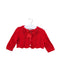 A Red Cardigans from Nicholas & Bears in size 6-12M for girl. (Front View)