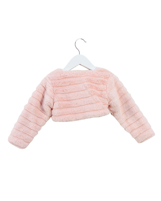 A Pink Lightweight Jackets from Chickeeduck in size 12-18M for girl. (Back View)