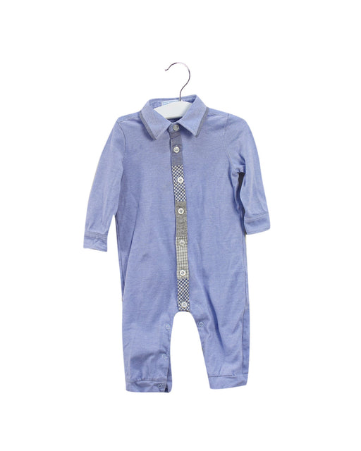 A Blue Long Sleeve Jumpsuits from Nicholas & Bears in size 6-12M for boy. (Front View)