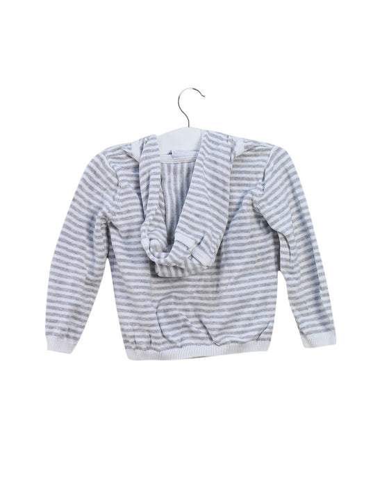 A Grey Sweatshirts from The Little White Company in size 6-12M for boy. (Back View)