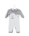 A Grey Long Sleeve Jumpsuits from Nicholas & Bears in size 3-6M for boy. (Front View)