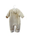 A Beige Long Sleeve Jumpsuits from bebe reduction in size 3-6M for neutral. (Back View)