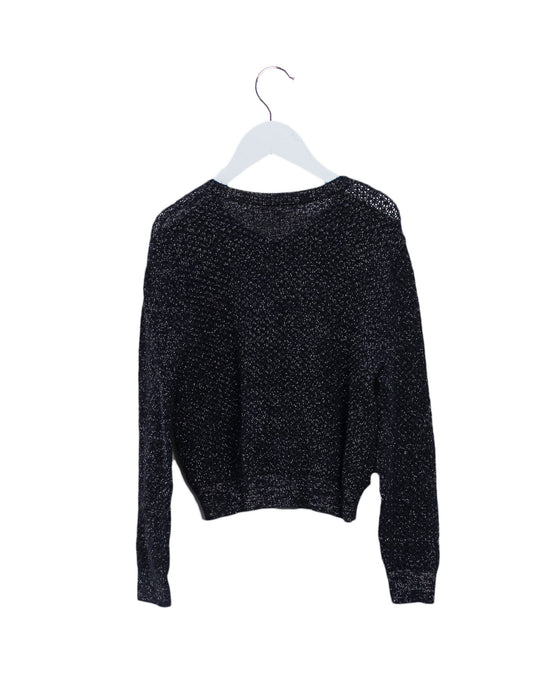 A Black Cardigans from Bonpoint in size 6T for girl. (Back View)