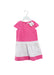 A Pink Short Sleeve Dresses from Janie & Jack in size 2T for girl. (Front View)