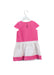 A Pink Short Sleeve Dresses from Janie & Jack in size 2T for girl. (Back View)