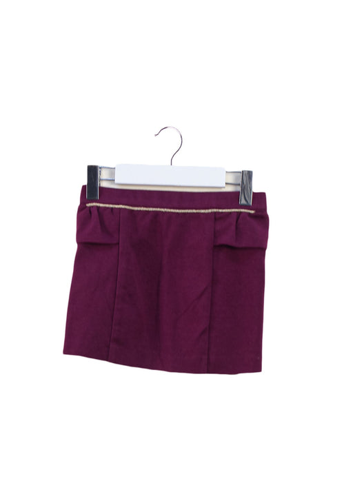 A Burgundy Short Skirts from Janie & Jack in size 2T for girl. (Front View)