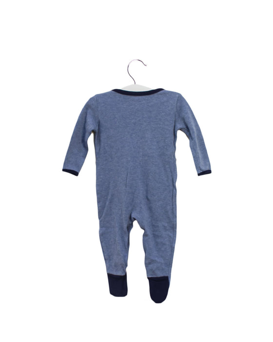 A Blue Long Sleeve Jumpsuits from Mamas & Papas in size 3-6M for boy. (Back View)