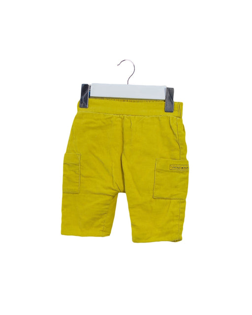 A Yellow Casual Pants from Jacadi in size 0-3M for girl. (Front View)
