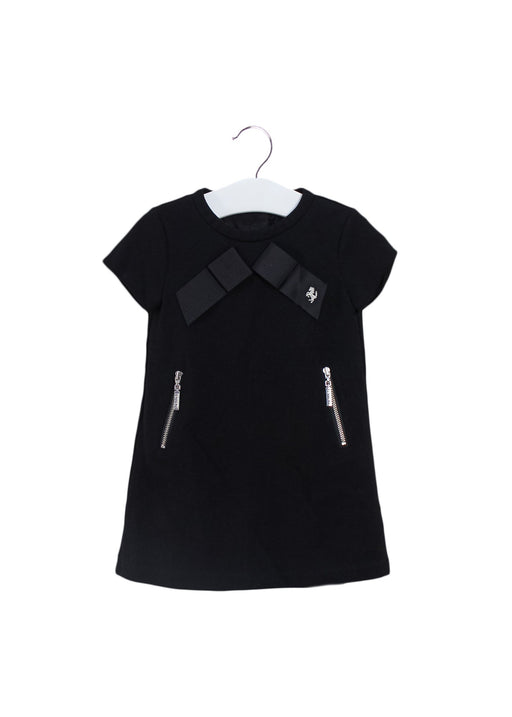 A Black Short Sleeve Dresses from Ferrari in size 6-12M for girl. (Front View)