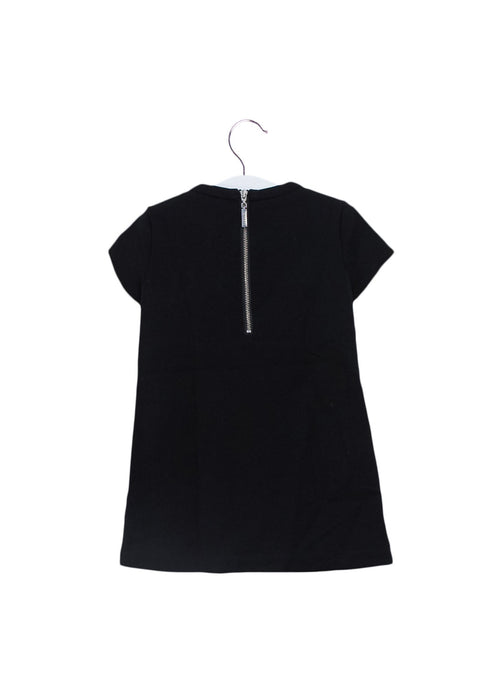 A Black Short Sleeve Dresses from Ferrari in size 6-12M for girl. (Back View)