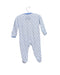 A Blue Long Sleeve Jumpsuits from Jojo Maman Bébé in size 3-6M for boy. (Back View)