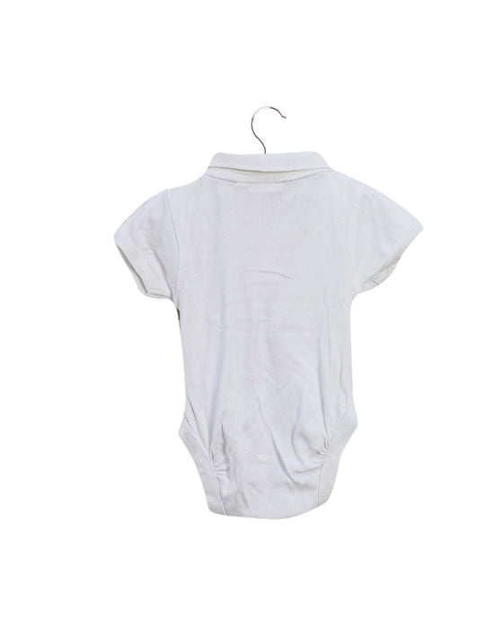 A White Short Sleeve Bodysuits from Jojo Maman Bébé in size 3-6M for boy. (Back View)