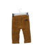 A Brown Casual Pants from Jacadi in size 6-12M for boy. (Back View)