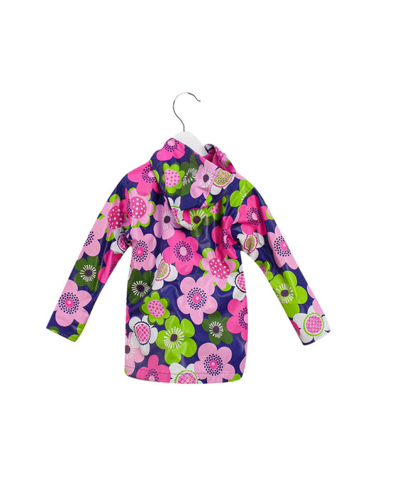 A Pink Lightweight Jackets from Hartstrings in size 3T for girl. (Back View)