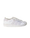 A White Sneakers from Adidas in size 5T for girl. (Back View)