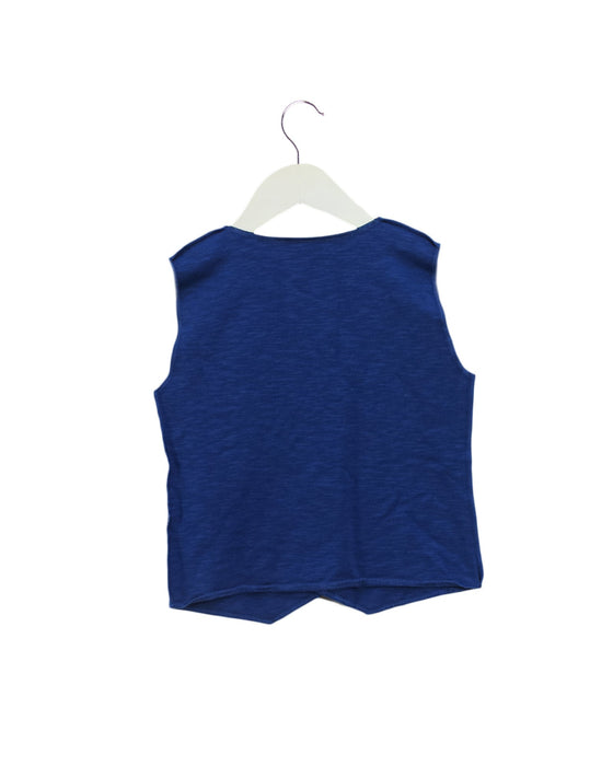 A Navy Outerwear Vests from Amelia in size 6T for boy. (Back View)