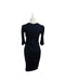 A Navy Short Sleeve Dresses from Madderson in size XS for maternity. (Back View)